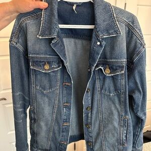 Free People Indigo Denim Jacket